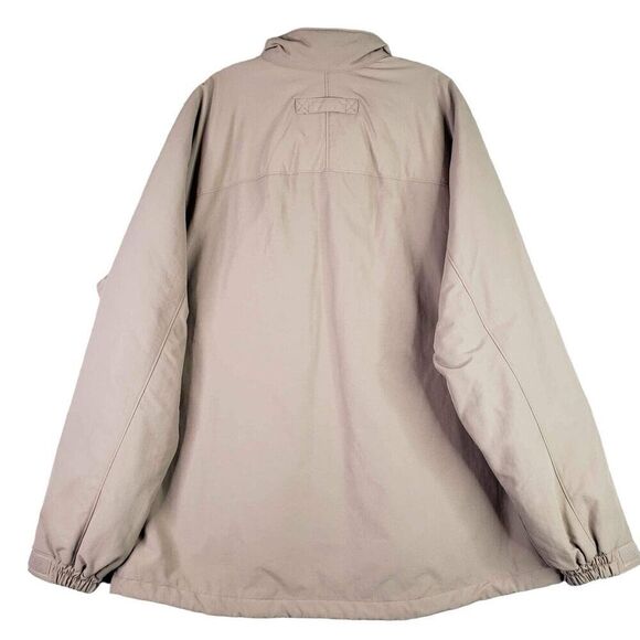 Duluth Trading Co Jacket Mens Size XLT Tall Tan Khaki Zip Up Pockets Lined - Picture 3 of 15